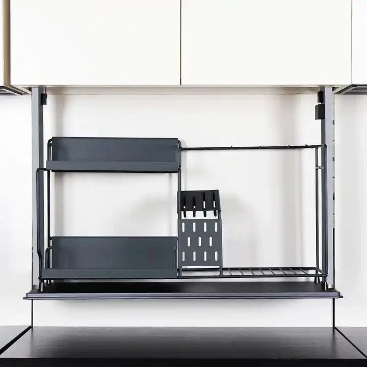 Aluminum Alloy Kitchen Lift Storage Cabinet