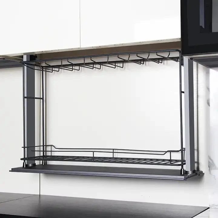 Rack de armazenamento de taças de vinho em liga de alumínio